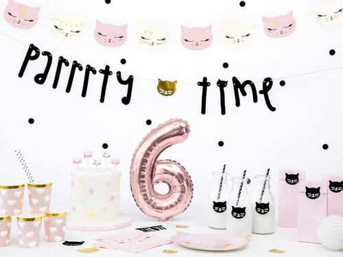 Świeczki urodzinowe Kotek 2cm 6szt SCS-4 PartyDeco